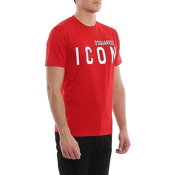Áo Phông Dsquared2 Red Icon Print T-Shirt 770937_DQ405 Màu Đỏ - Thời trang - Vua Hàng Hiệu