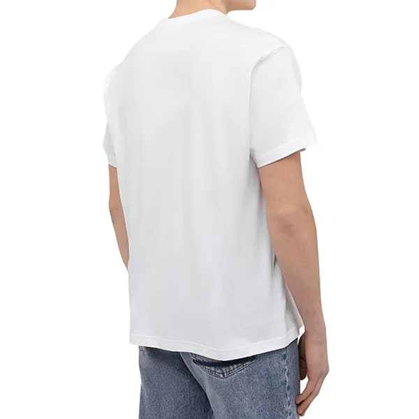 Áo Phông Nam Burberry BBR Cotton T-Shirt Màu Trắng - Thời trang - Vua Hàng Hiệu