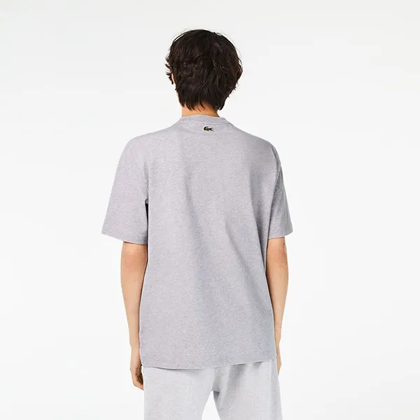 Áo Phông Nam Lacoste Men's Loose Fit Short Sleeve Tshirt TH5511-51-CCA Màu Xám Size 4