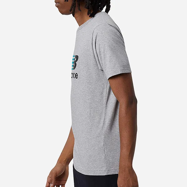 Áo Phông Nam New Balance Tshirt NB Sport MT23904AG Màu Ghi - Thời trang - Vua Hàng Hiệu