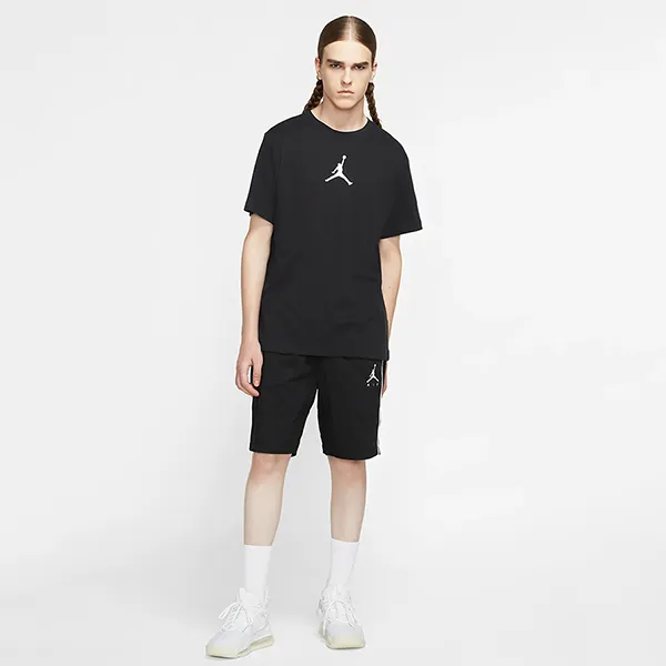 Áo Phông Nam Nike Jordan Jumpman Men's Short-Sleeve Crew TShirt CW5191-010 Màu Đen Size S - Thời trang - Vua Hàng Hiệu