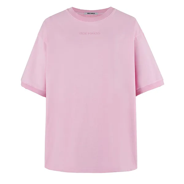 Áo Phông Nữ 13 De Marzo Bear Embossment T-shirt Màu Hồng Size S