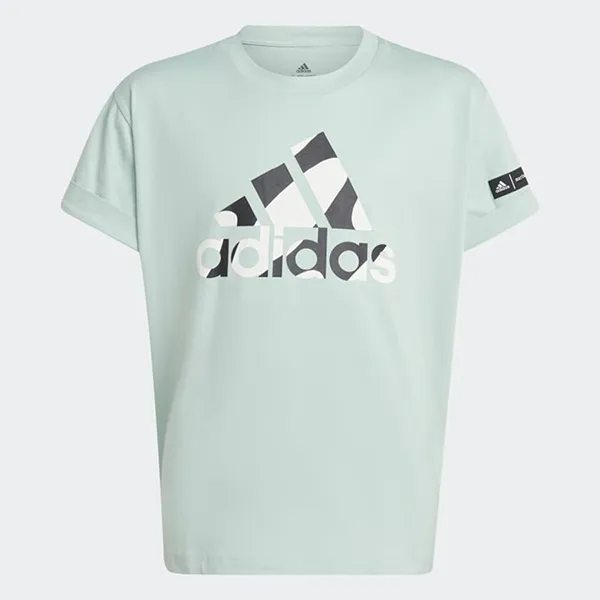 Áo Phông Nữ Adidas Graphic IB9152 Tshit Màu Xanh Nhạt