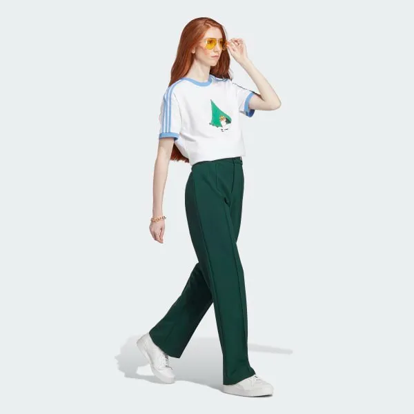 Áo Phông Nữ Adidas Originals X Moomin Tshirt Màu Xanh Trắng