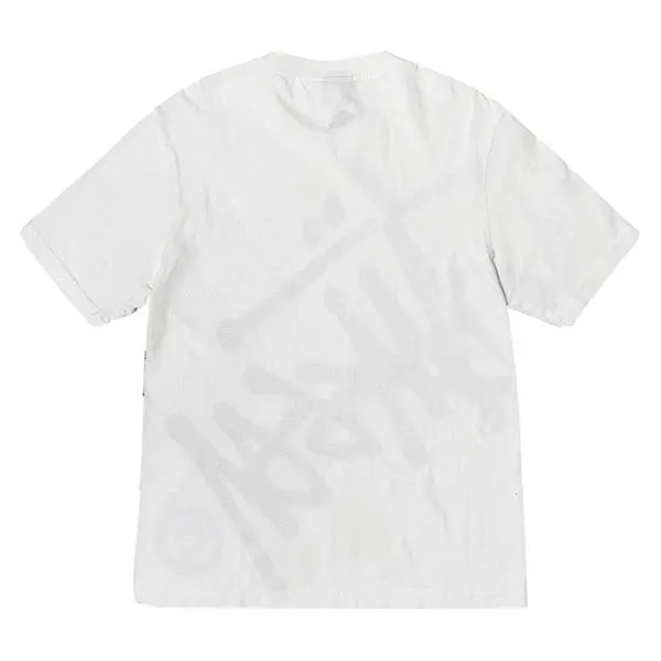Áo Phông Stussy Big Basic Pigment Dyed T-Shirt Màu Trắng - 3