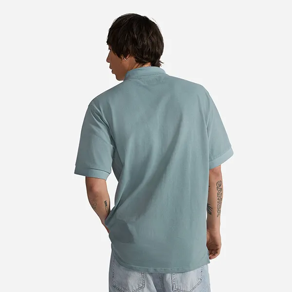 Áo Polo Nam Converse Ss Polo Shirt 10024739-A03 Màu Xanh Xám - Thời trang - Vua Hàng Hiệu