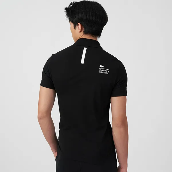 Áo Polo Nam Lacoste Regular Fit Branded Piqué Polo PH9643 031 Màu Đen Size 2 - Thời trang - Vua Hàng Hiệu