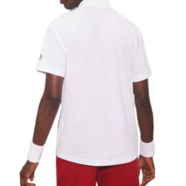 Áo Polo Nam Lacoste Multi Printed Regular Fit Màu Trắng Đỏ - Thời trang - Vua Hàng Hiệu