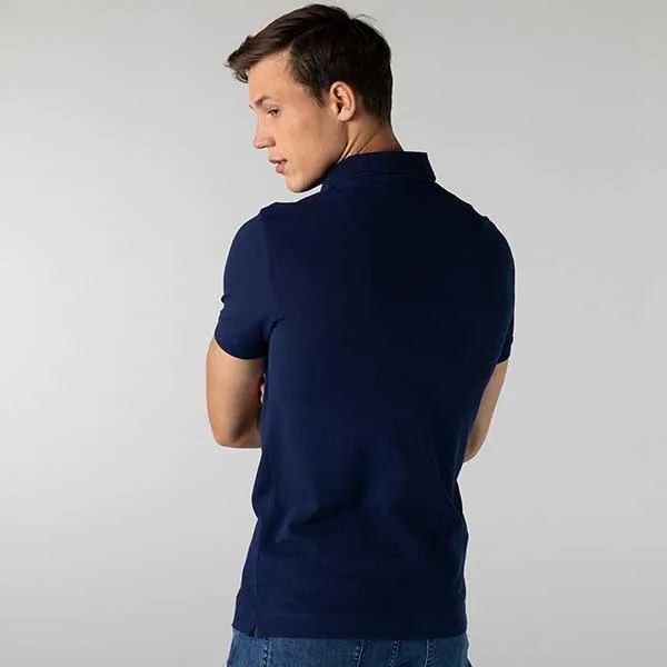 Áo Polo Nam Lacoste Paris Shirt Regular Fit Stretch PH5522 78X Màu Xanh Navy Size 4