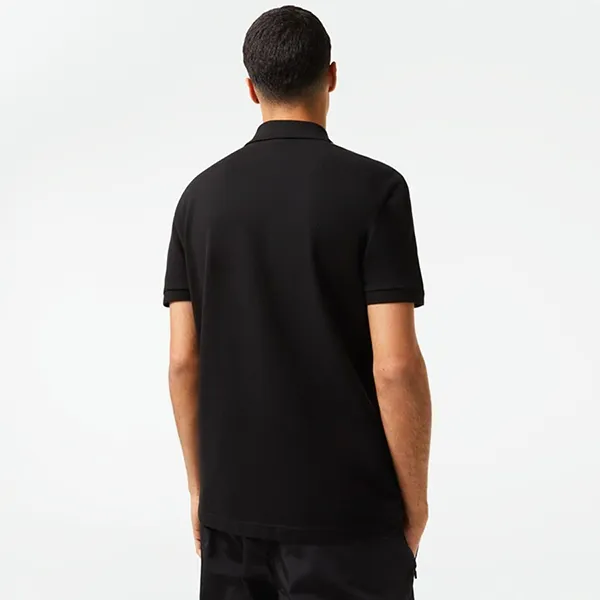 Áo Polo Nam Lacoste Regular Fit Logo Stripe Stretch Polo Shirt PH5075 031 Màu Đen Size 6 - Thời trang - Vua Hàng Hiệu
