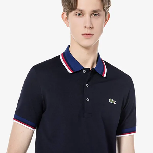 Áo Polo Nam Lacoste Regular Fit PH3461 031 Màu Xanh Đen Size 3