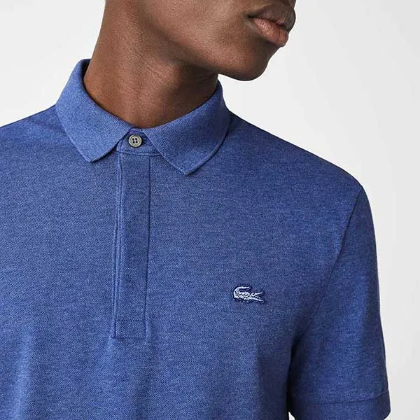 Áo Polo Nam Lacoste Smart Paris Stretch Cotton Piqué Shirt PH5522-11-HJD Màu Xanh Đậm Size 2 - Thời trang - Vua Hàng Hiệu