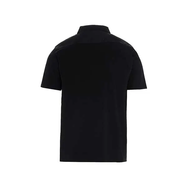 Áo Polo Nam Prada Logo Printed Shirt Màu Đen
