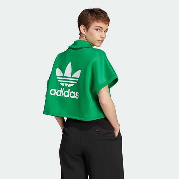 Áo Polo Nữ Adidas Classics Adicolor IK0419 Màu Xanh Green