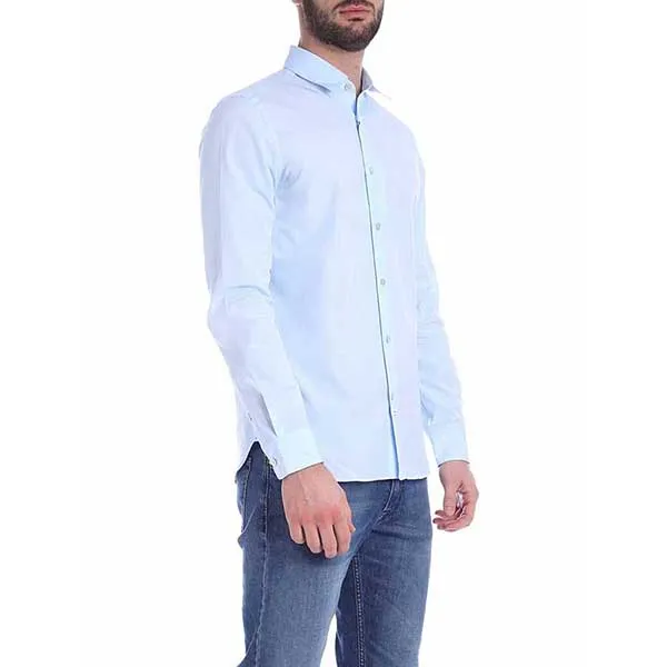 Áo Sơ Mi Nam Kenzo Seasonal Black Shirt In Light Màu Xanh Blue - Thời trang - Vua Hàng Hiệu