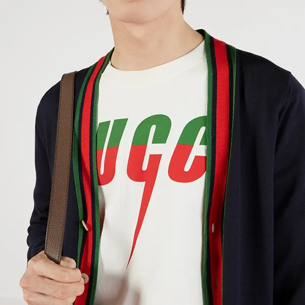Áo Thun Gucci With Gucci Blade Print T-Shirt Màu Trắng Size XS - Thời trang - Vua Hàng Hiệu