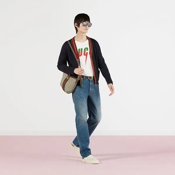 Áo Thun Gucci With Gucci Blade Print T-Shirt Màu Trắng Size XS - Thời trang - Vua Hàng Hiệu