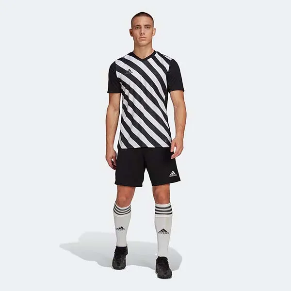 Áo Thun Nam Adidas 22 Graphic Jersey Tshirt HF0126 Màu Đen Trắng Size XL