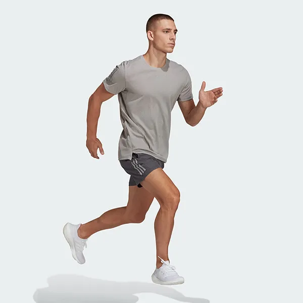 Áo Thun Nam Adidas Own The Run Heather Tee Tshirt HN0801 Màu Xám - Thời trang - Vua Hàng Hiệu