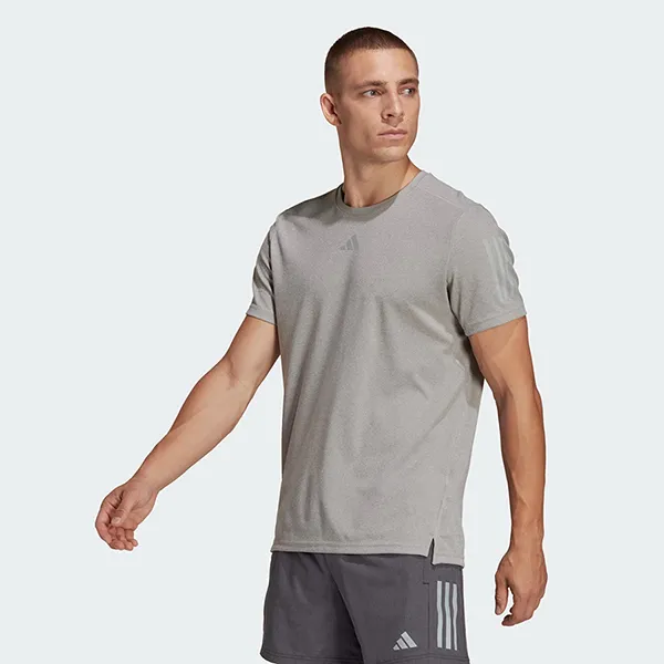 Áo Thun Nam Adidas Own The Run Heather Tee Tshirt HN0801 Màu Xám - Thời trang - Vua Hàng Hiệu