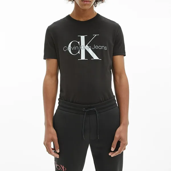 Áo Thun Nam Calvin Klein CK Logo Tshirt Màu Đen - Thời trang - Vua Hàng Hiệu
