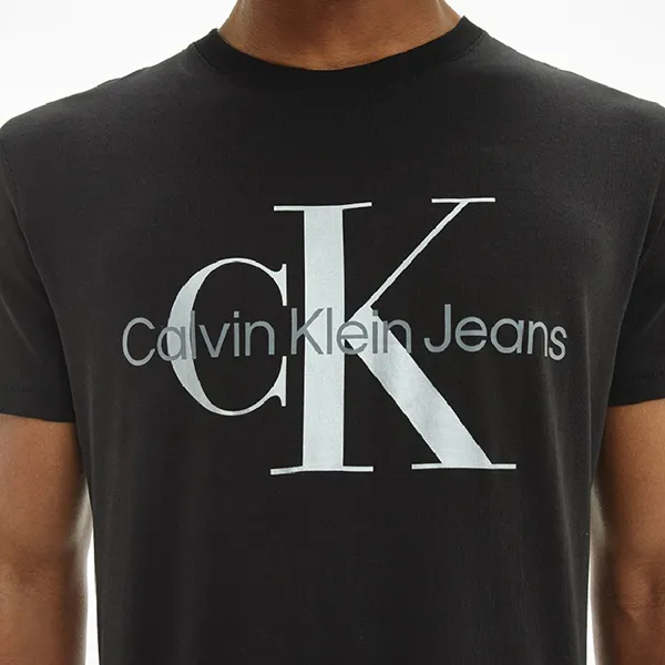 Áo Thun Nam Calvin Klein CK Logo Tshirt Màu Đen - Thời trang - Vua Hàng Hiệu