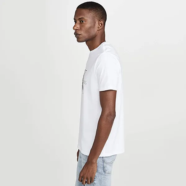 Áo Thun Nam Calvin Klein CK Logo Tshirt Màu Trắng - Thời trang - Vua Hàng Hiệu