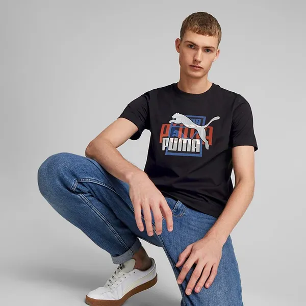 Áo Thun Nam Puma Classics Gen. Graphic T-shirt 53818001 Màu Đen - Thời trang - Vua Hàng Hiệu