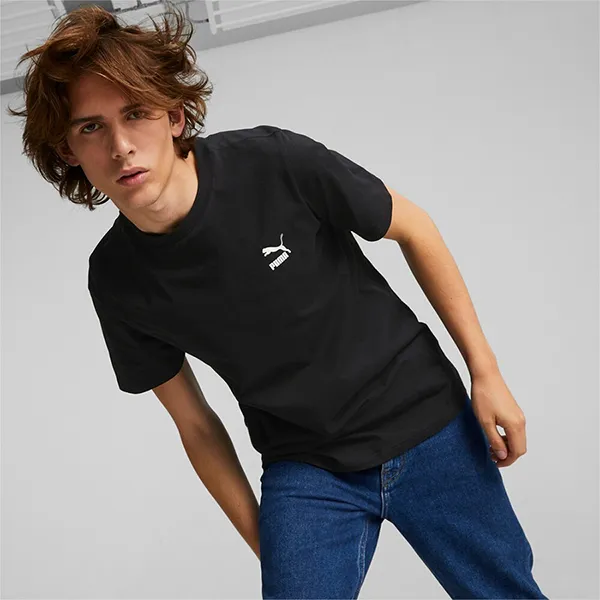 Áo Thun Nam Puma Classics Small Logo Tee T-shirt 53558701 Màu Đen Size S