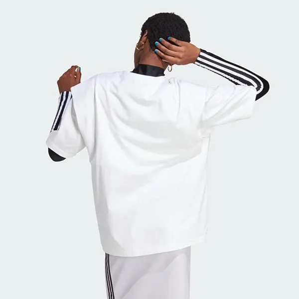 Áo Phông Adidas Originals Logo Printed Two Piece Tshirt IC8806 Màu Trắng Size M