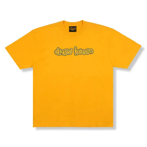 Áo Thun Unisex Drew House Logo Golden Yellow T-Shirt Màu Vàng - 2