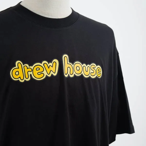 Áo Thun Unisex Drew House Logo Tee Black T-Shirt Màu Đen - 3