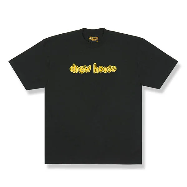 Áo Thun Unisex Drew House Logo Tee Black T-Shirt Màu Đen - 1