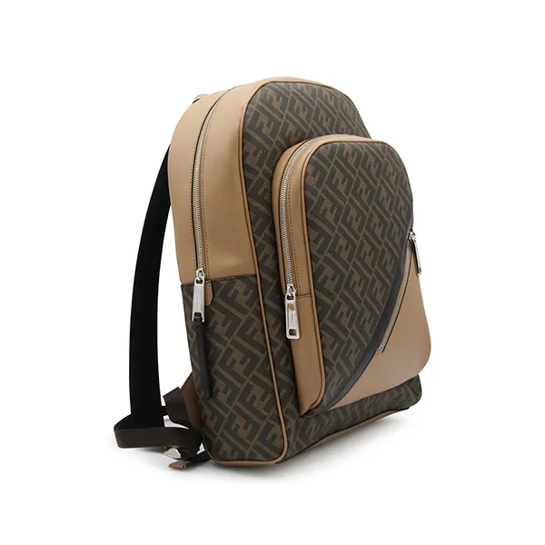 Balo Fendi Tabacco Leather FT Backpack Màu Nâu - Túi xách - Vua Hàng Hiệu