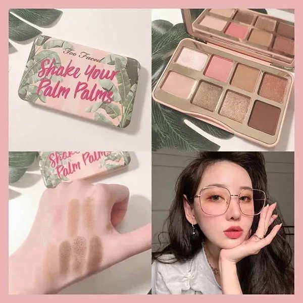 Bảng Phấn Mắt Too Faced Shake Your Palm Palms Eyeshadow Palette 8 Ô Màu 6.7g