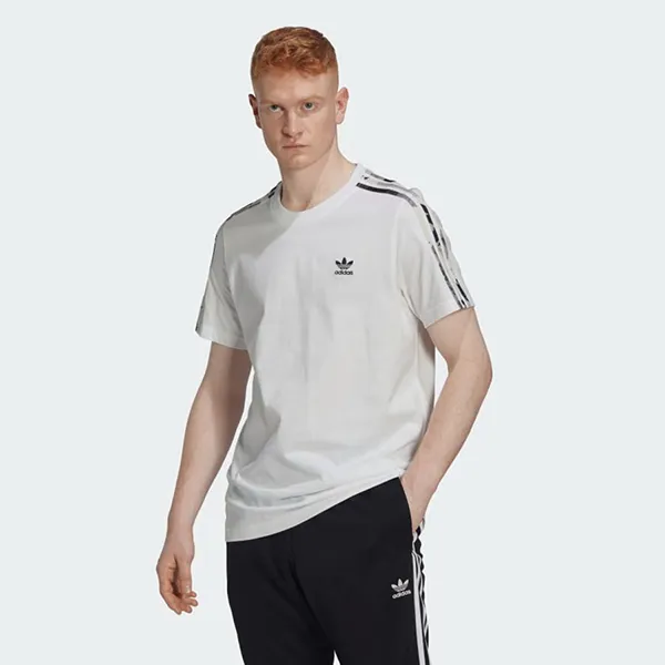 Bộ Thể Thao Nam Adidas 3-Stripes Camo HK2798/HK2812 Màu Trắng Đen Size M