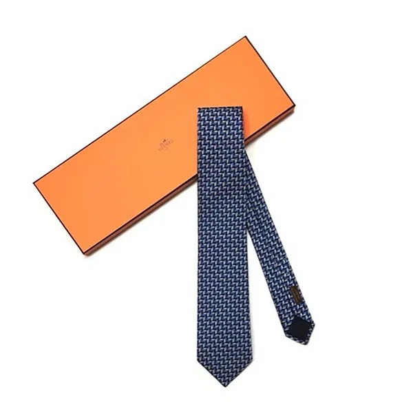 Cà Vạt Nam Hermès Cravate Marine Màu Xanh Navy - Thời trang - Vua Hàng Hiệu