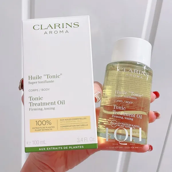 Dầu Dưỡng Thể Hỗ Trợ Mờ Rạn Săn Chắc Da Clarins Huile Tonic Body Treatment Oil 100ml