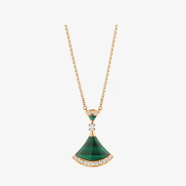 Dây Chuyền Nữ Jewery Luxury Divas’ Dream Necklace Gold Green 358127 Màu Xanh/Vàng Vàng - Trang sức - Vua Hàng Hiệu