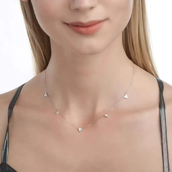 Dây Chuyền Nữ Sunlight Necklace Cao Cấp Màu Bạc