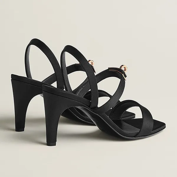 Dép Cao Gót Hermès Glamour 75 Sandal H232133ZV02370 Màu Đen Size 35 - Dép - Vua Hàng Hiệu