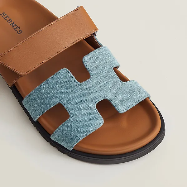 Dép Nữ Hermès Chypre Sandal H231125Z CB380 Màu Nâu Size 34 - Dép - Vua Hàng Hiệu