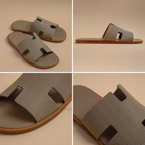 Dép Hermès Izmir Sandal Beige Sable Màu Be Nâu Size 41 - Dép - Vua Hàng Hiệu