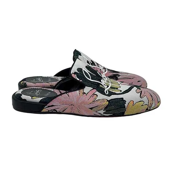 Dép Nam Christian Louboutin Coolito Flower Print Slipper Phối Màu - Dép - Vua Hàng Hiệu