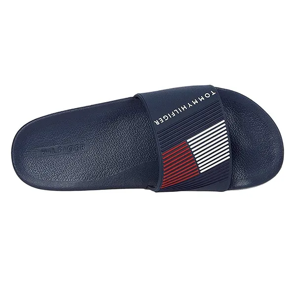 Dép Nam Tommy Hilfiger Ednor Slipper Màu Xanh Navy Size 46