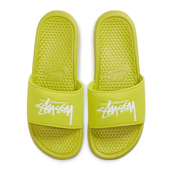 Dép Nike Stussy x Benassi 'Bright Cactus' CW2787-300 Màu Xanh Green