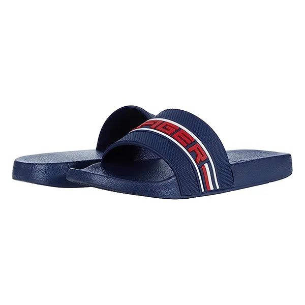 Dép Nam Tommy Hilfiger Men's Etto Slide Sandal Màu Xanh Navy Size 44.5