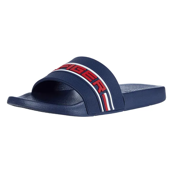 Dép Nam Tommy Hilfiger Men's Etto Slide Sandal Màu Xanh Navy Size 44.5