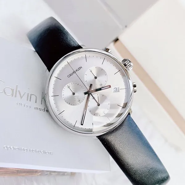 Đồng Hồ Nam Calvin Klein CK High Noon Chronograph Quartz Watch K8M271C6 Màu Đen - Đồng hồ - Vua Hàng Hiệu