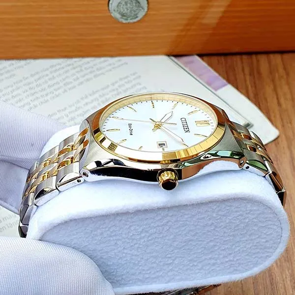 Đồng Hồ Nam Citizen Eco-Drive BM7334-58B Màu Demi (Trắng – Vàng) - Đồng hồ - Vua Hàng Hiệu